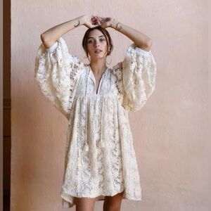 MILLE Daisy Dress - Pearl Lace